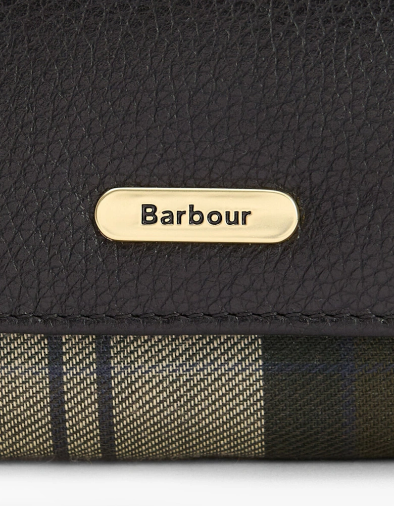 ROSA LEATHER French Purse Womens Black