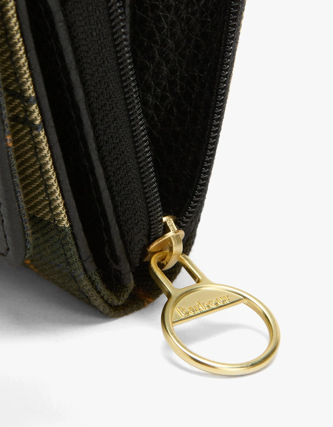 ROSA LEATHER French Purse Womens Black