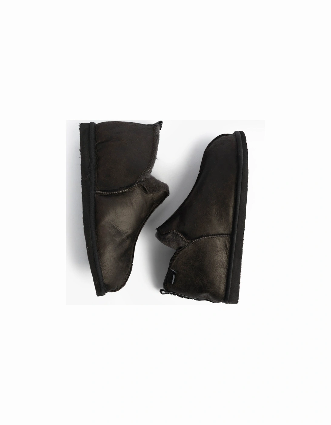 ANNIE Womens Slippers Matt Black