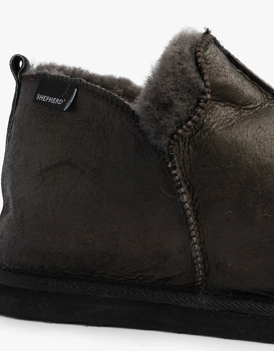 ANNIE Womens Slippers Matt Black