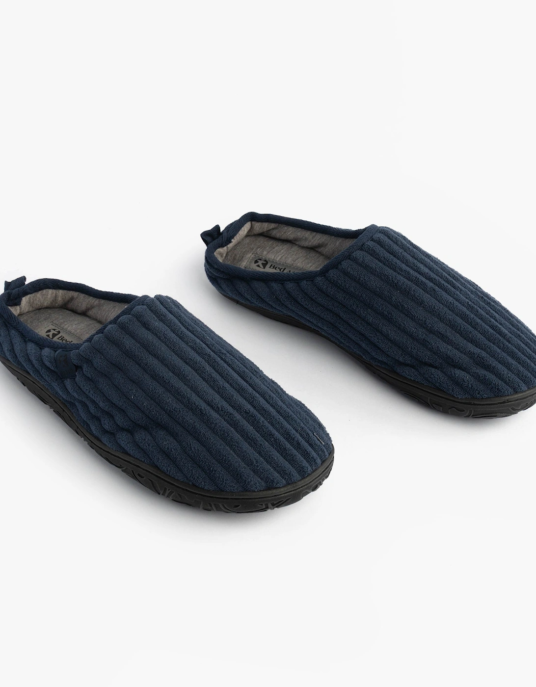 JAMIE Mens Mule Slippers Navy