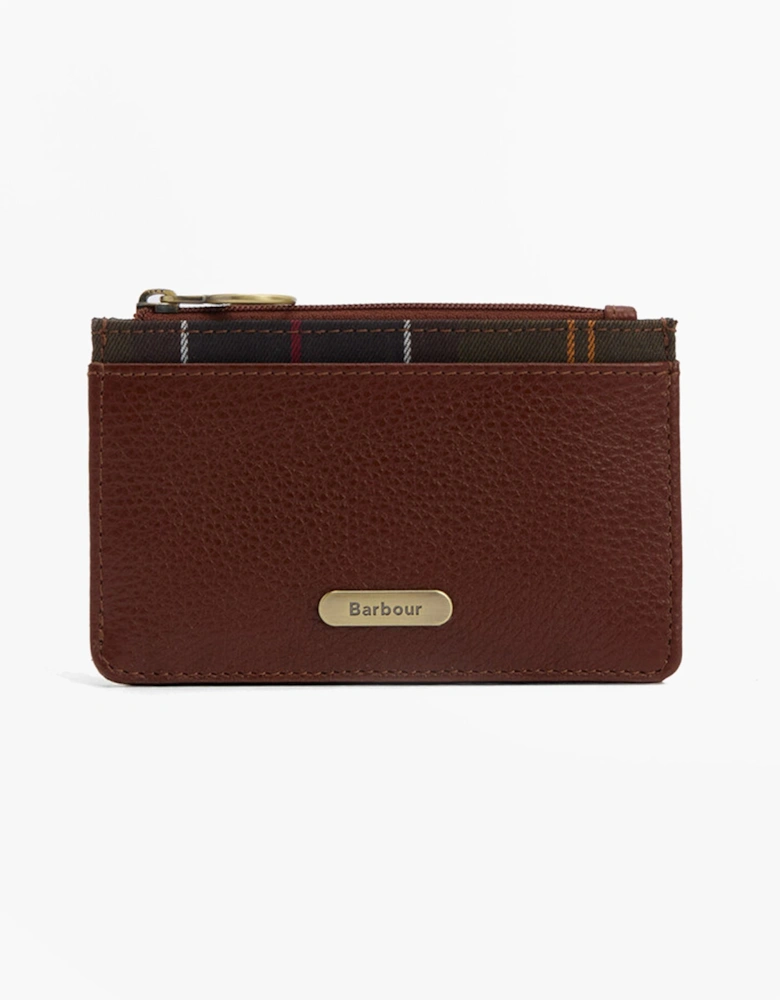 ALDER LEATHER Card Holder Womens Brown/Classic