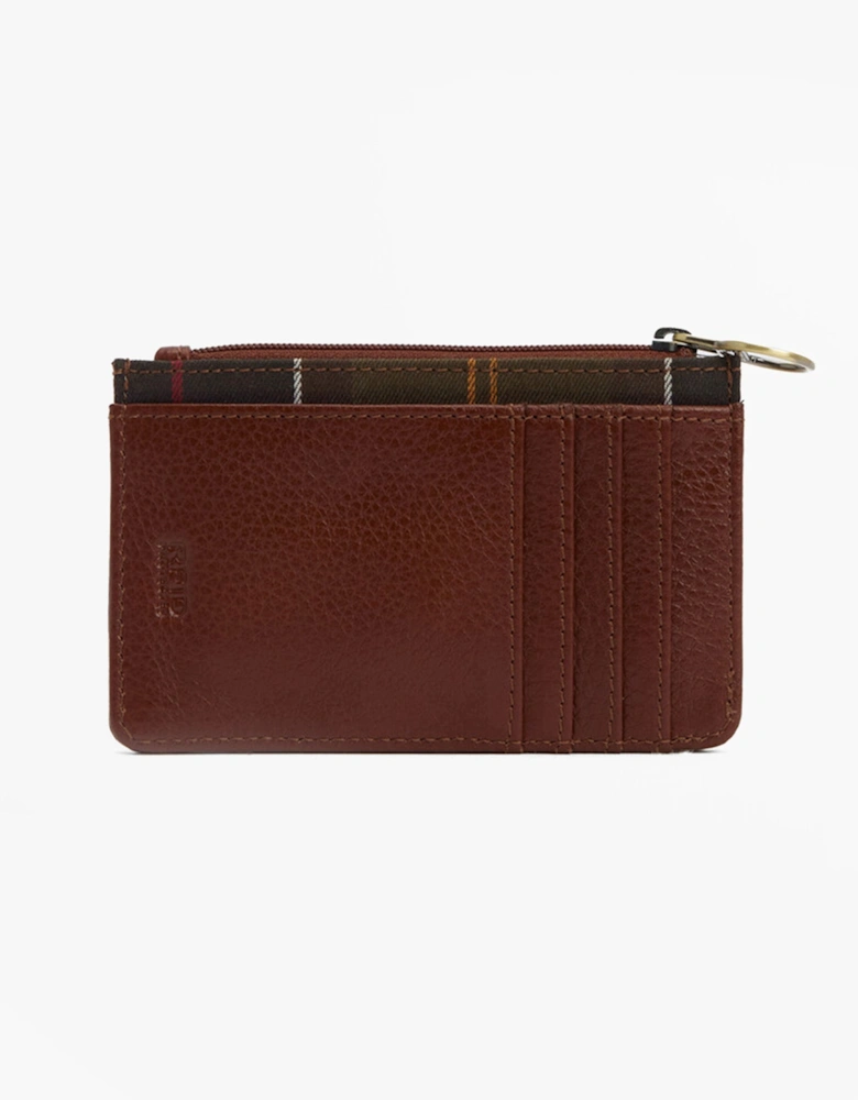 ALDER LEATHER Card Holder Womens Brown/Classic