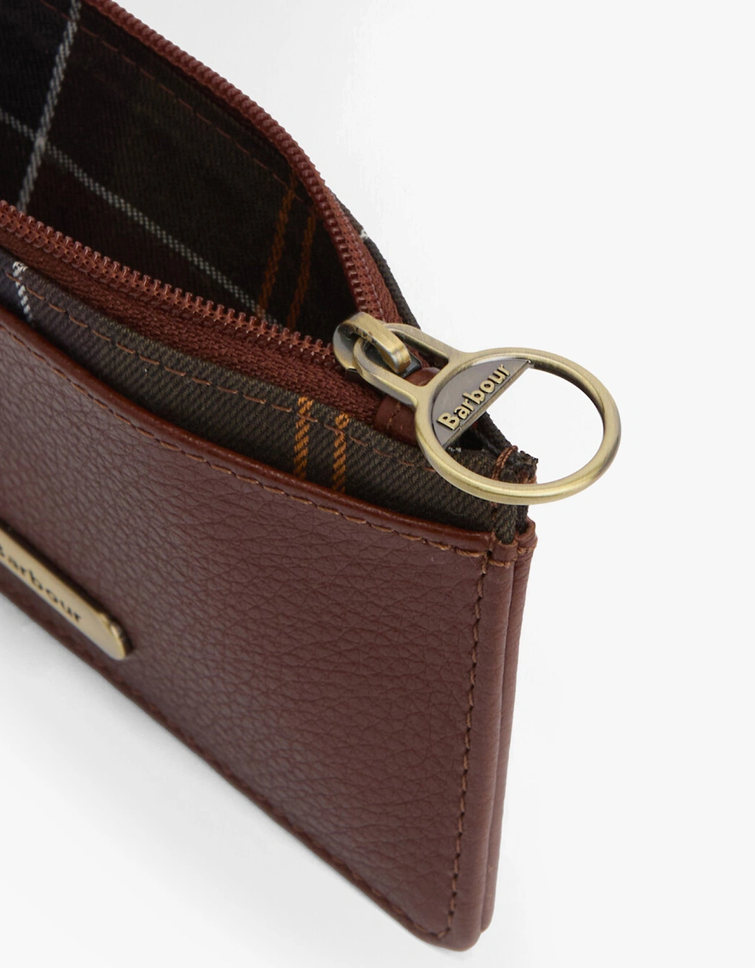 ALDER LEATHER Card Holder Womens Brown/Classic
