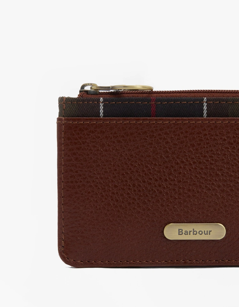 ALDER LEATHER Card Holder Womens Brown/Classic