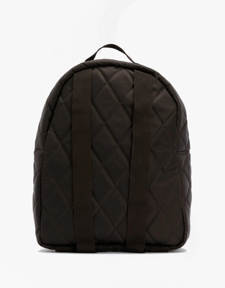 QUILTED Womens Backpack Olive