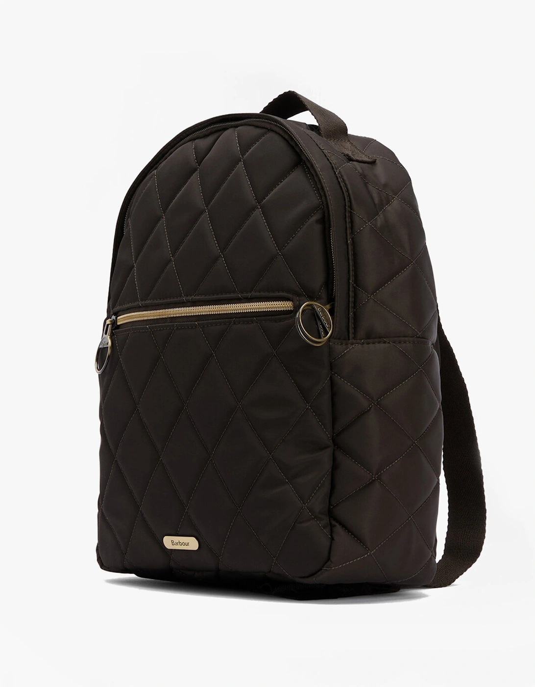 QUILTED Womens Backpack Olive
