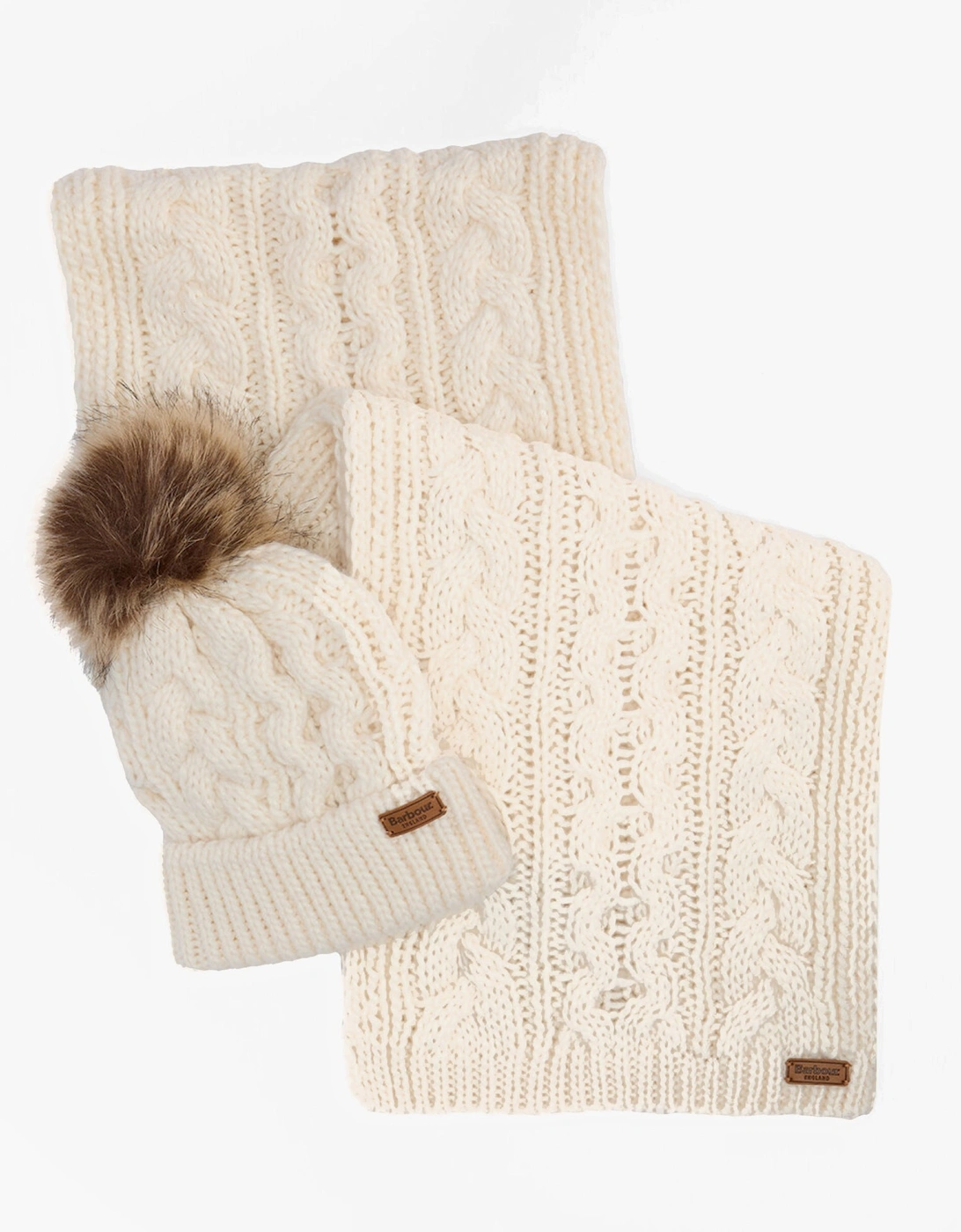 PENSHAW BEANIE & SCARF Gift Set Womens Cloud, 7 of 6