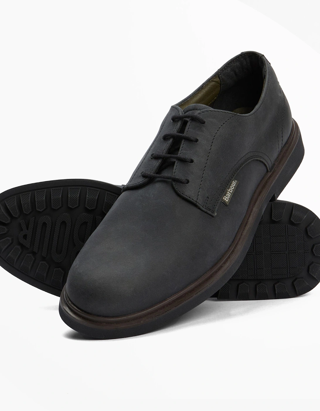 CARTHY Mens Derby Shoes Black