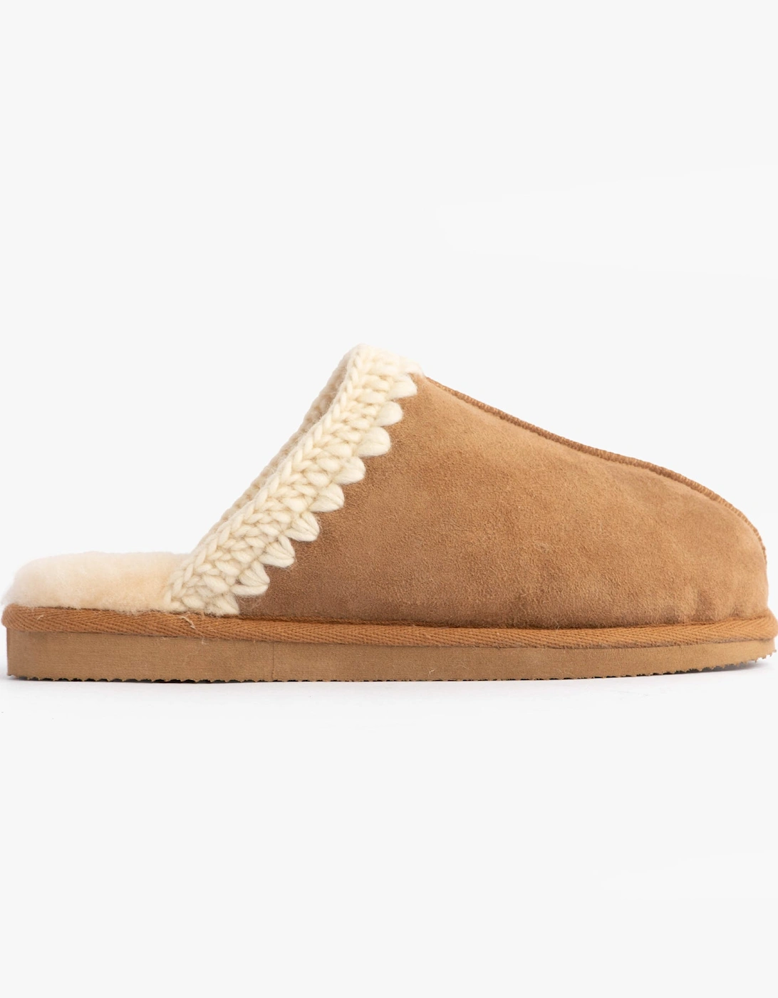SELINA Womens Slippers Chestnut, 7 of 6
