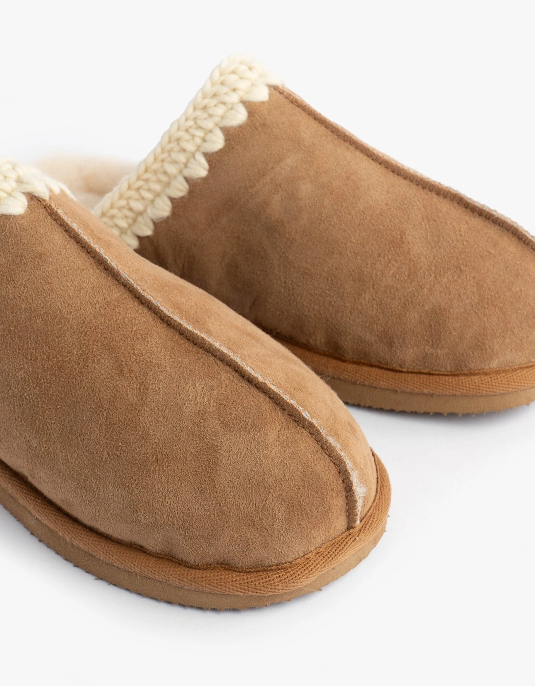 SELINA Womens Slippers Chestnut