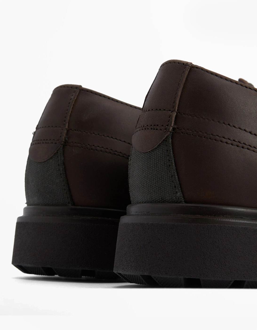 CARTHY Mens Derby Shoes Dark Brown