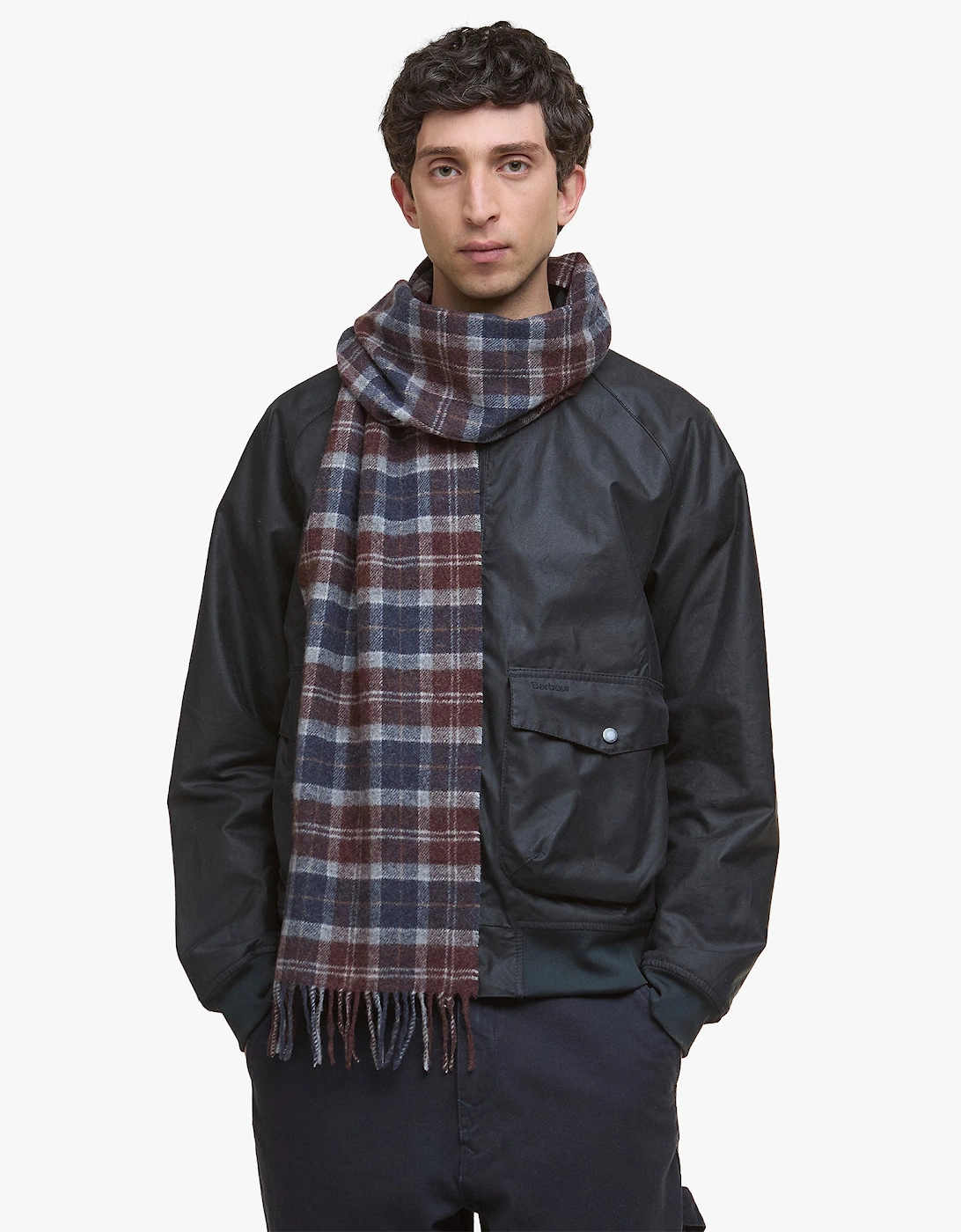 TARTAN LAMBSWOOL Mens Winter Oak Tartan