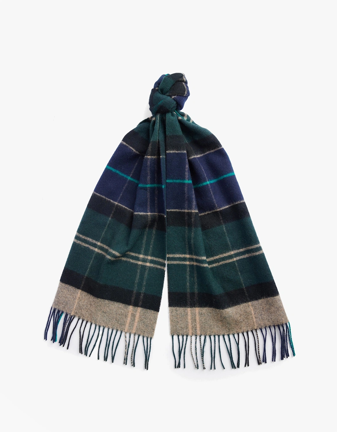 INVERNESS TARTAN Mens Scarf Green Loch, 5 of 4