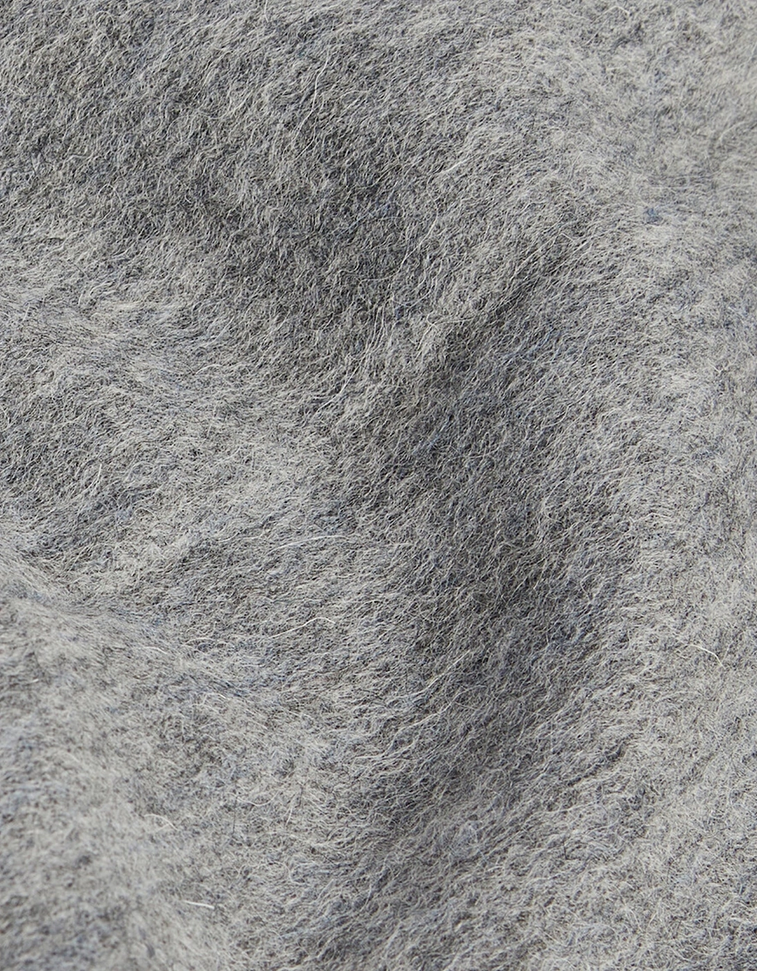 PLAIN LAMBSWOOL Mens Winter Grey Marl