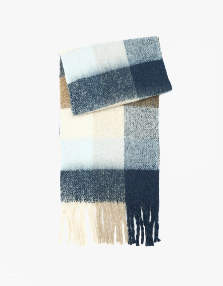MARIE Womens Winter Ice Blue Check