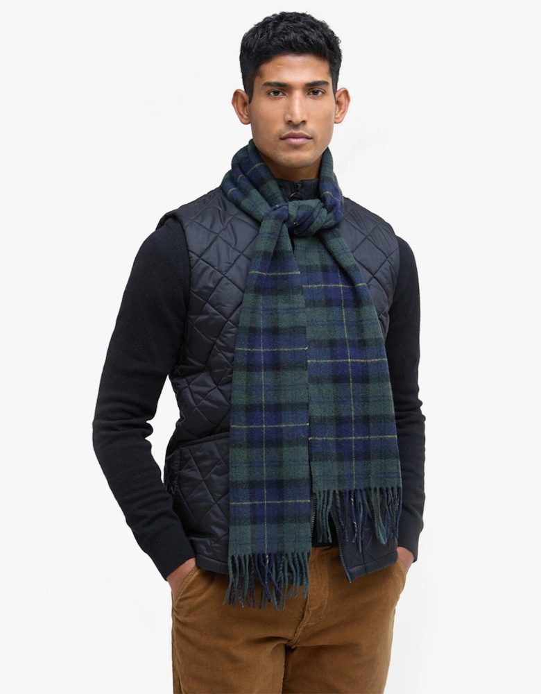 TARTAN LAMBSWOOL Mens Winter Olive Night