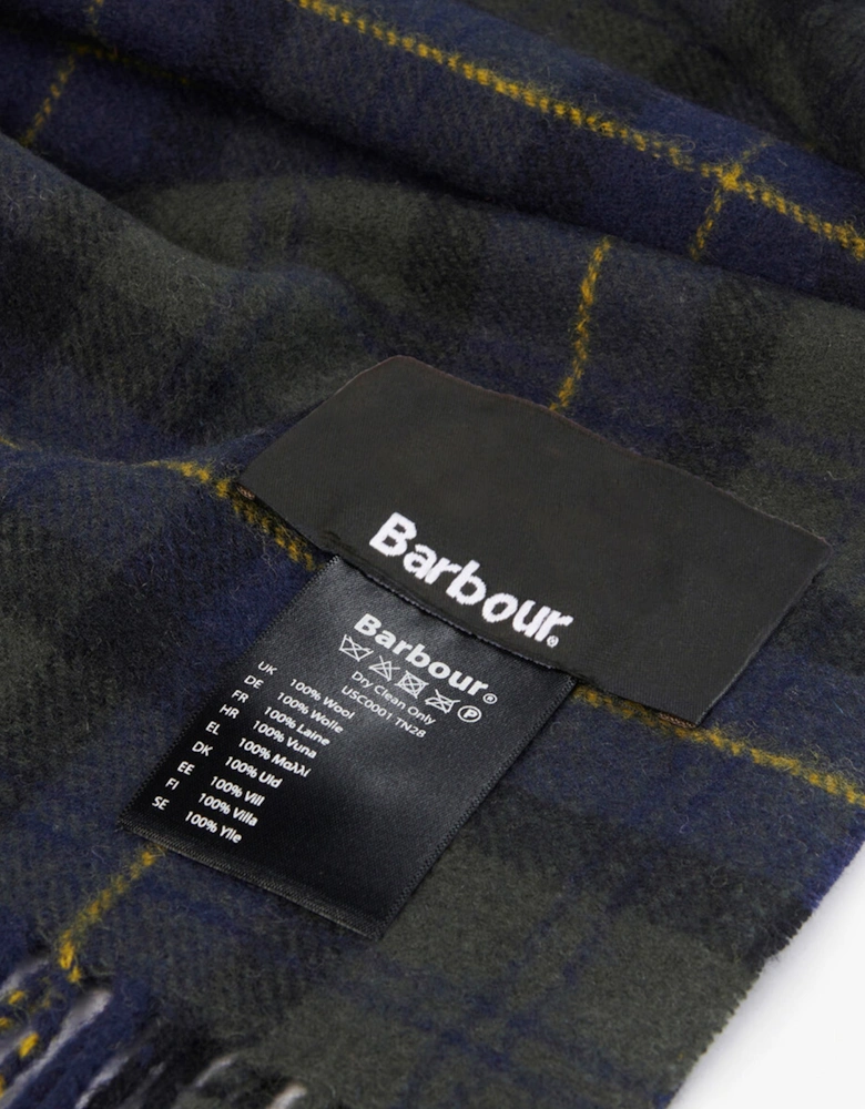 TARTAN LAMBSWOOL Mens Winter Olive Night