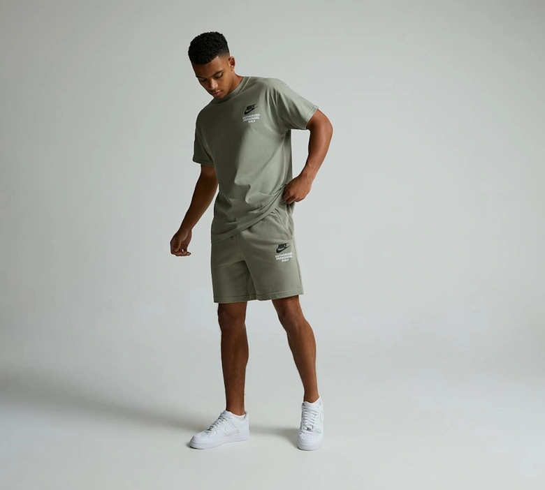 Sportswear Authorised T-Shirt & Short Set Olive