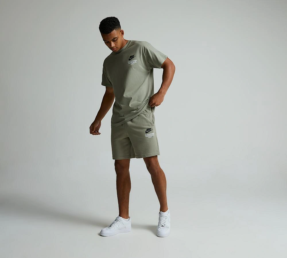 Sportswear Authorised T-Shirt & Short Set Olive