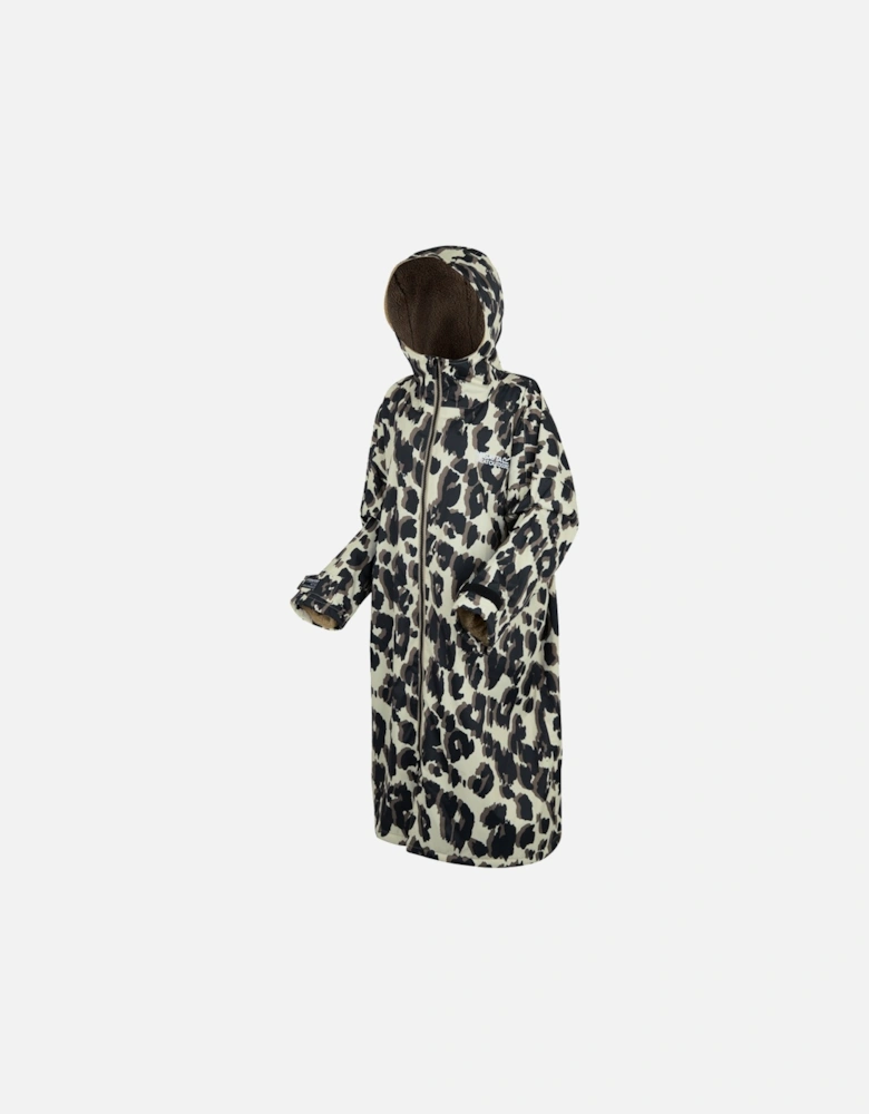 Unisex Adult Leopard Print Changing Robe