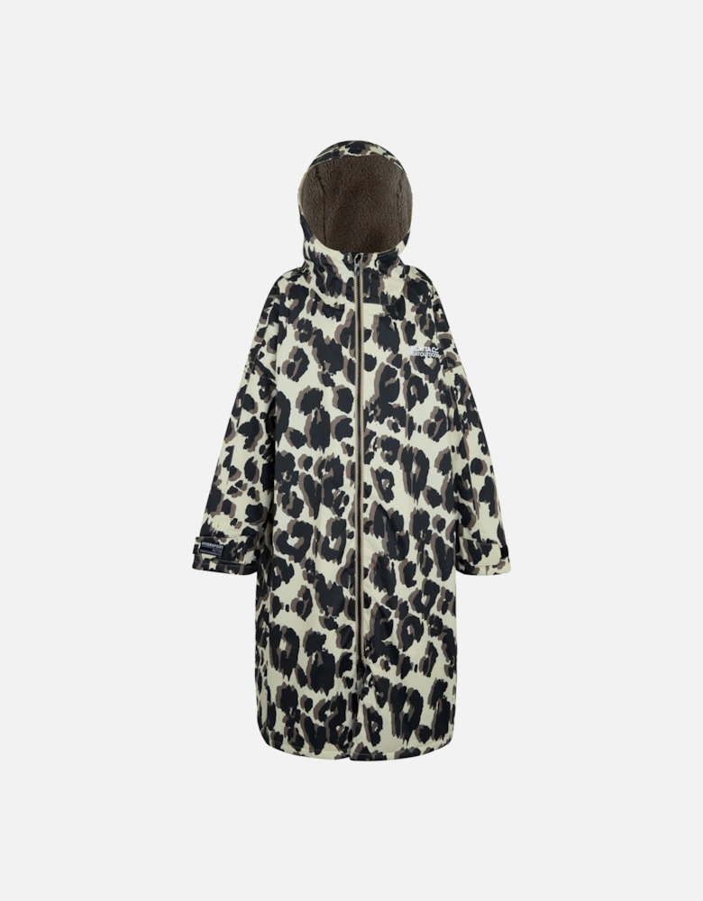 Unisex Adult Leopard Print Changing Robe