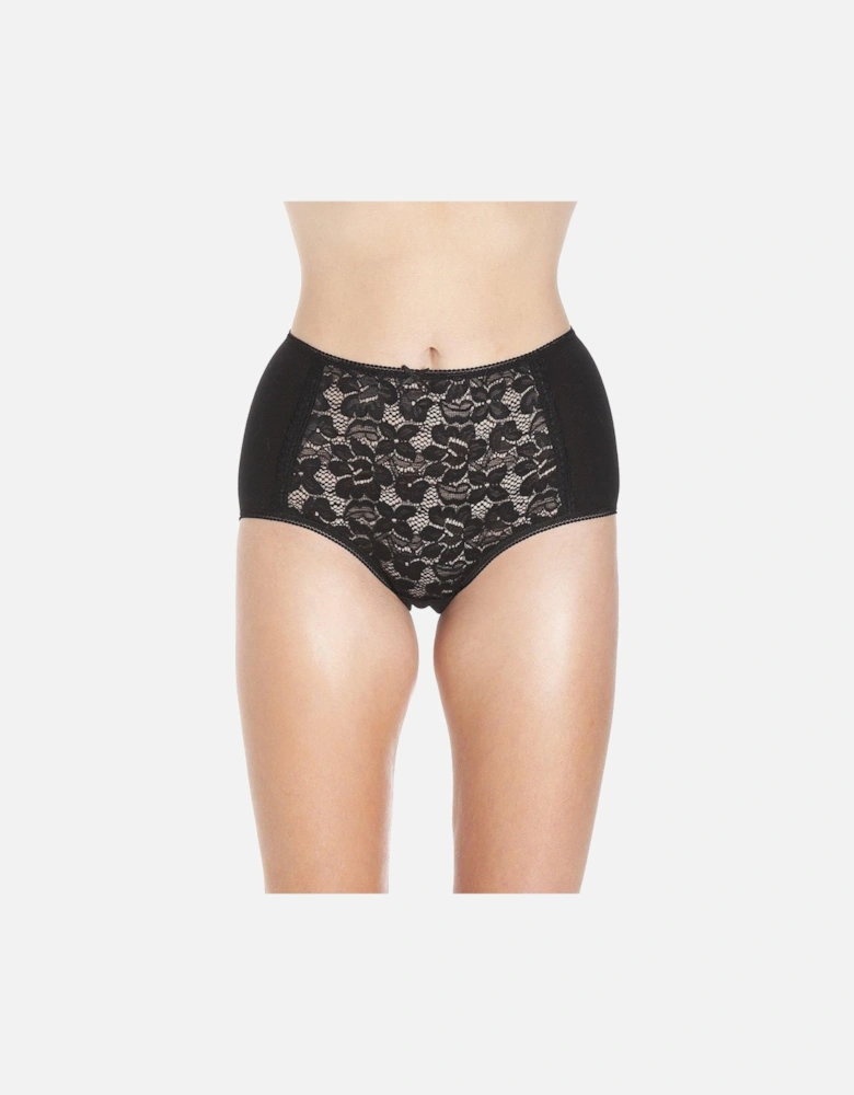 Three Pack Lace Front Full Briefs