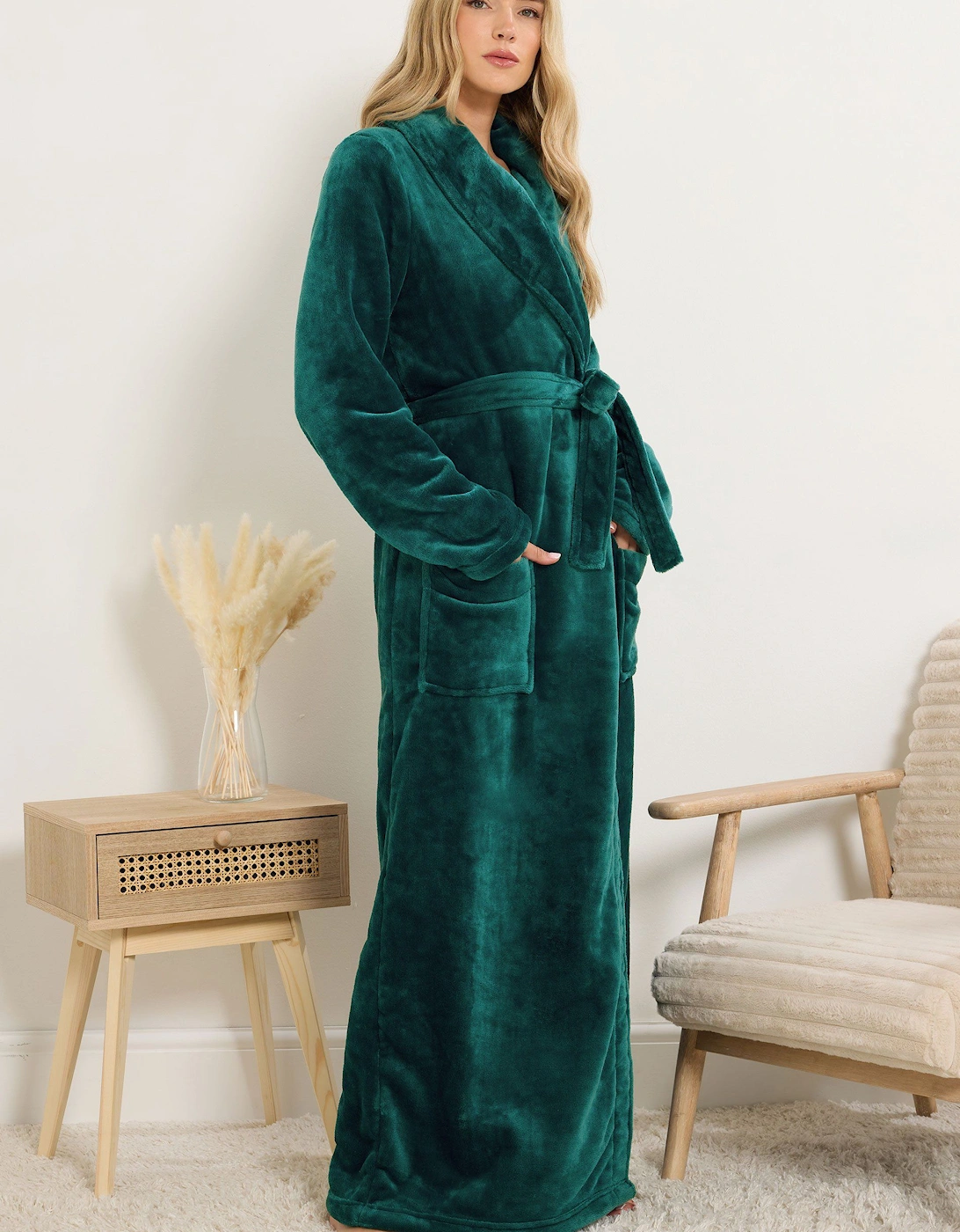 Tall Maxi Luxe Dressing Gown, 2 of 1
