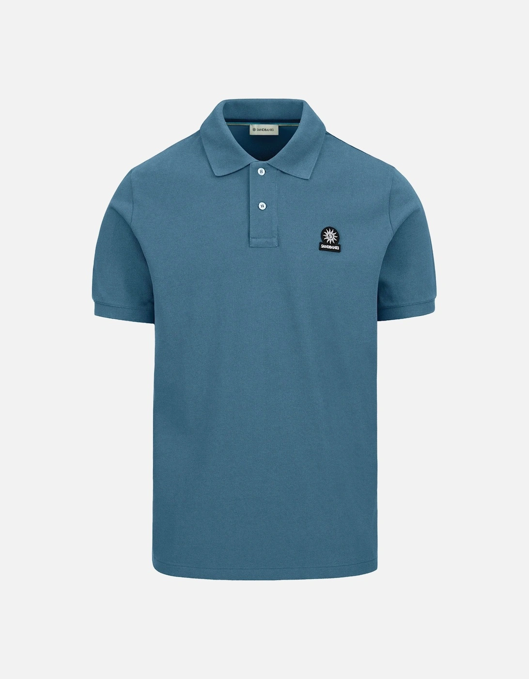 Badge Logo Polo Shirt Teal, 4 of 3