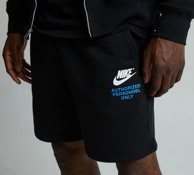 Sportswear Authorised T-Shirt & Short Set Black