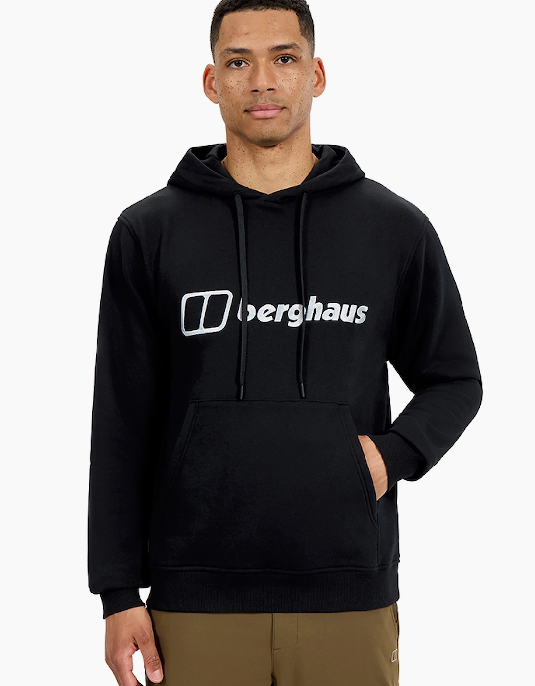 Berghaus Men's Black Logo Hoody  42 Xl