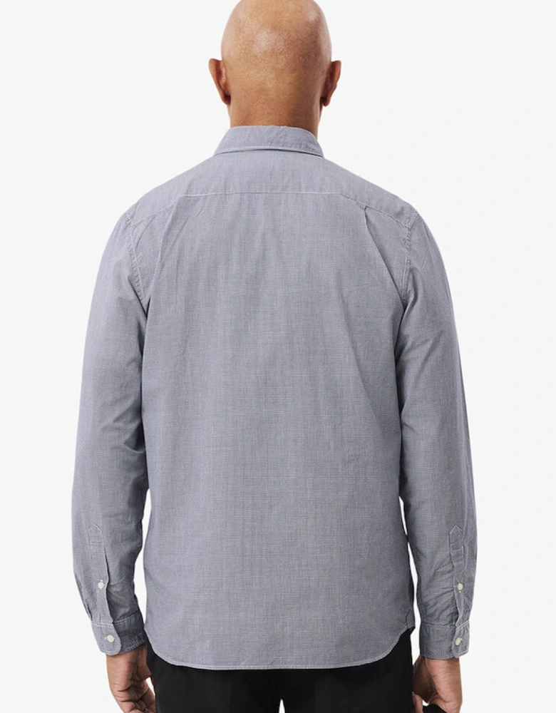 Regular Fit Gingham Poplin Shirt