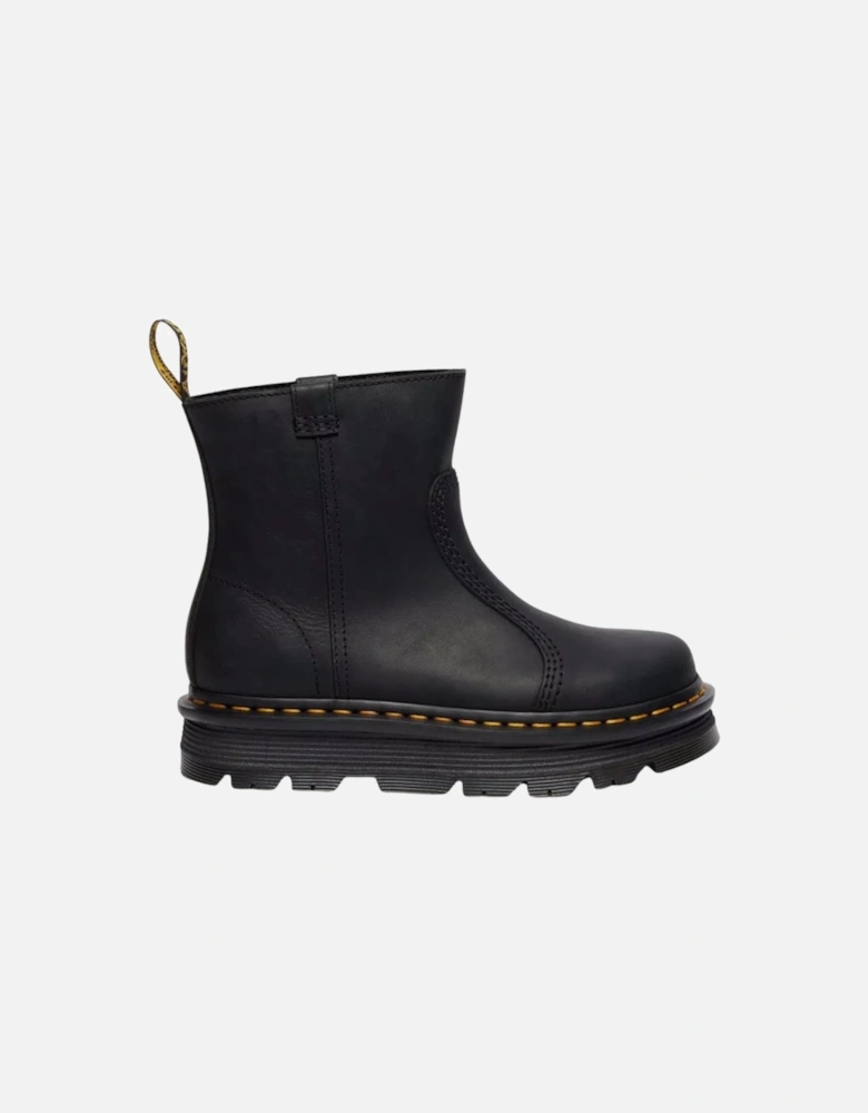 Zebzag Rigger Boot - Black