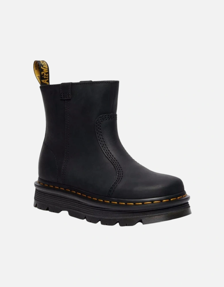 Zebzag Rigger Boot - Black
