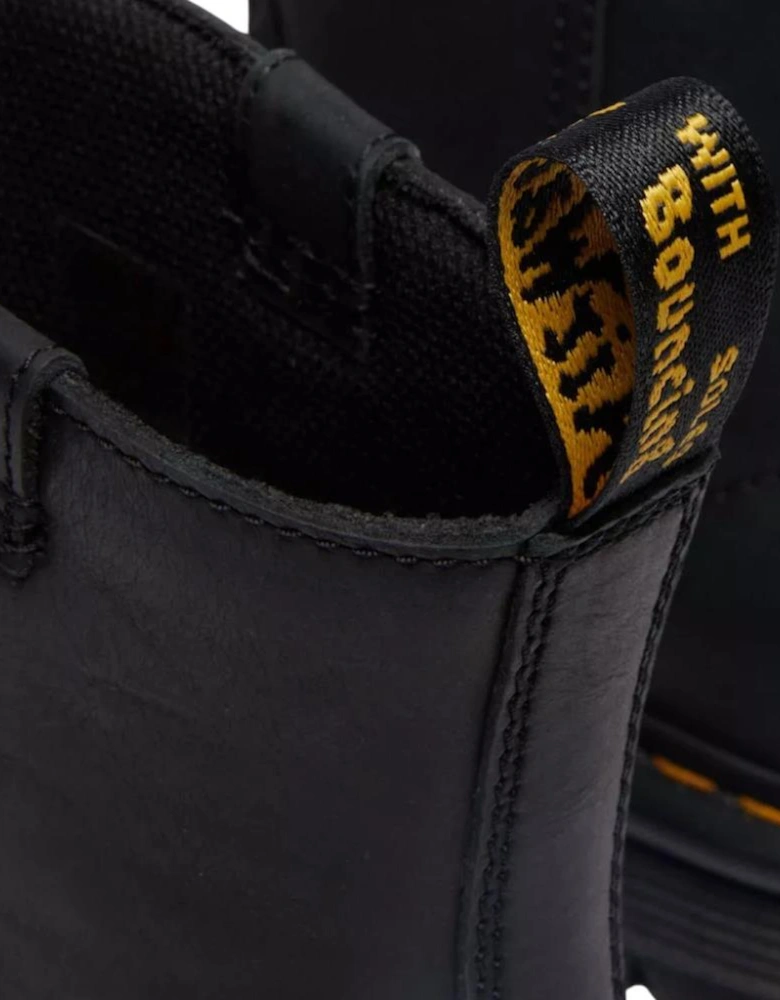 Zebzag Rigger Boot - Black