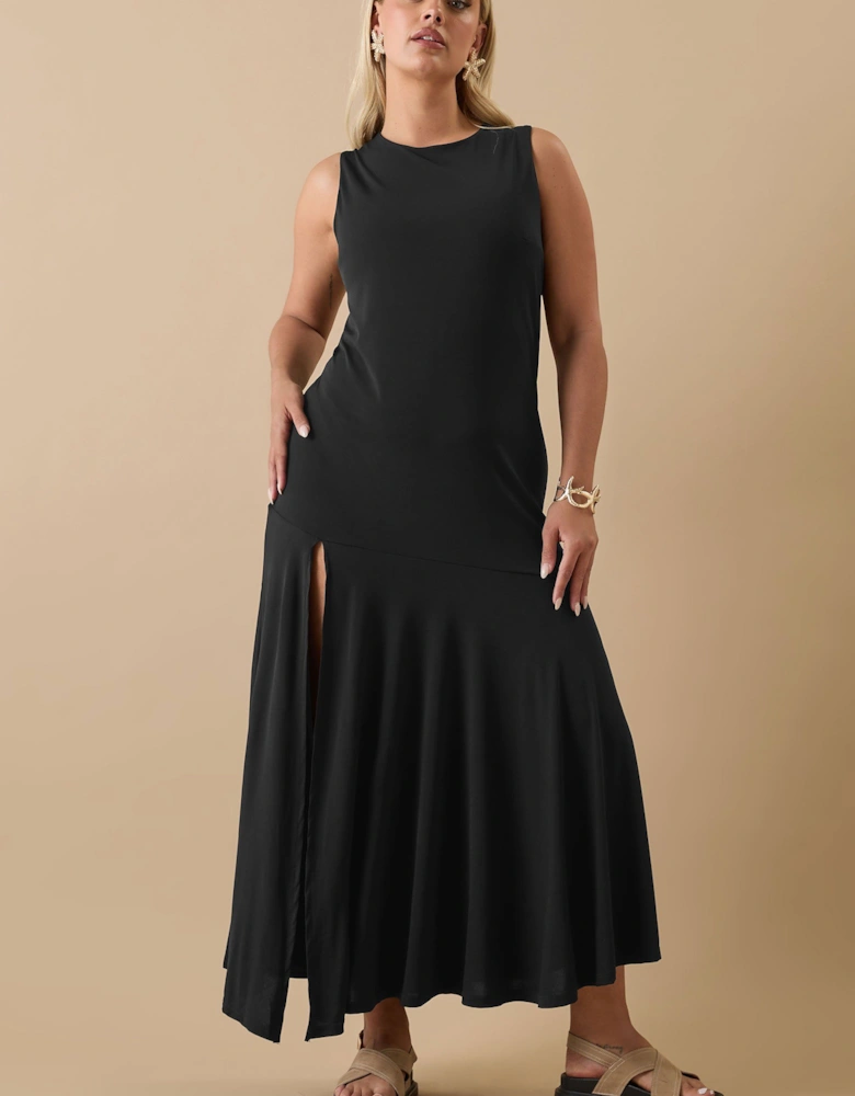 Asymmetric Maxi Dress