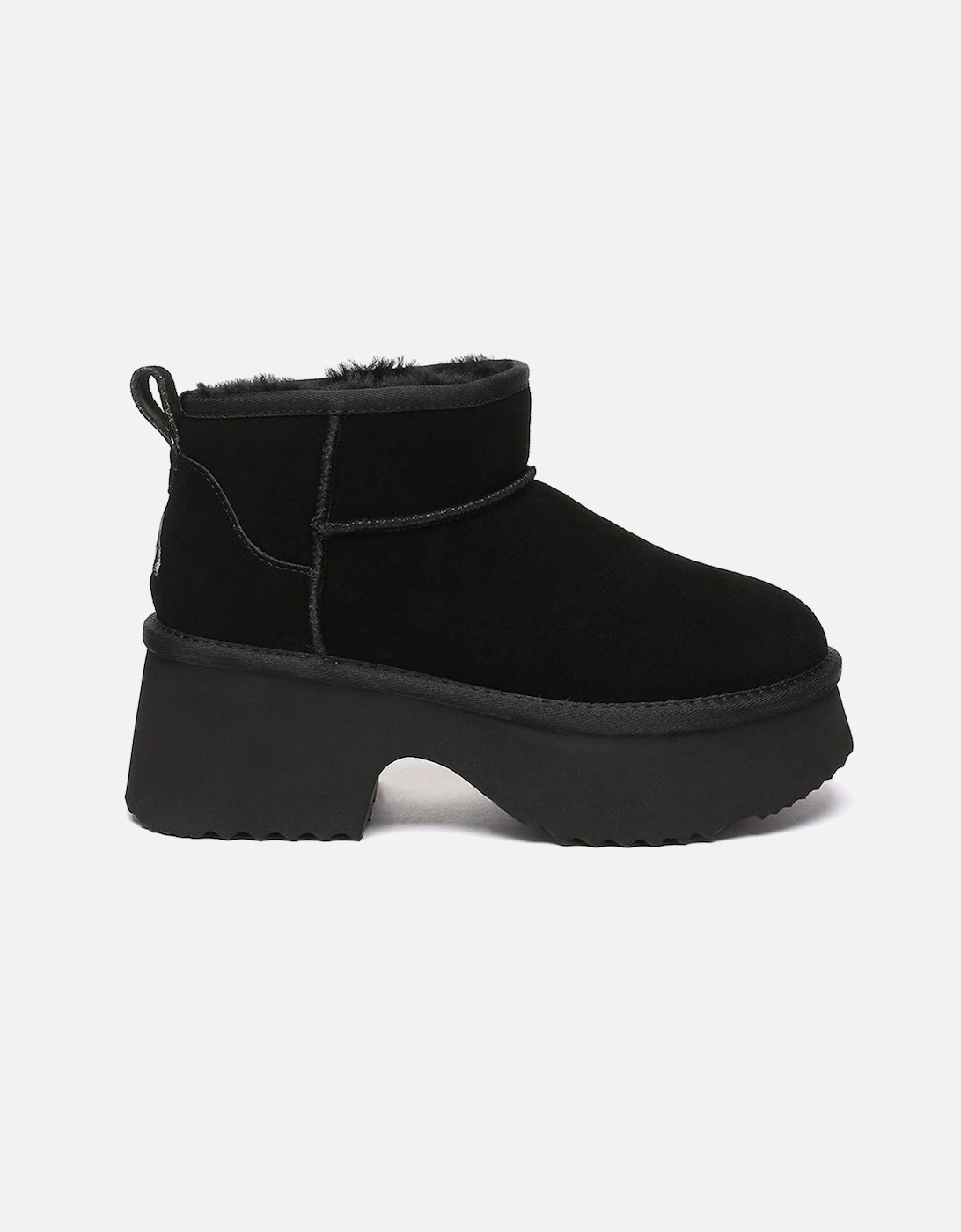 Real Sheepskin Women Nicobar 3-Way Style Platform Mid Boots with EVA Sole, 2 of 1