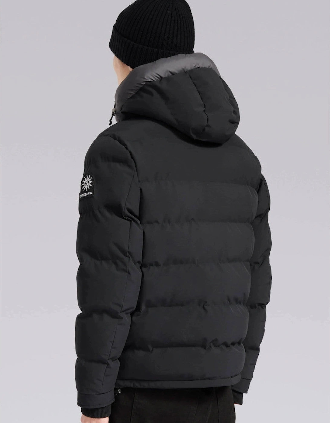 Banks Short Puffer  Black