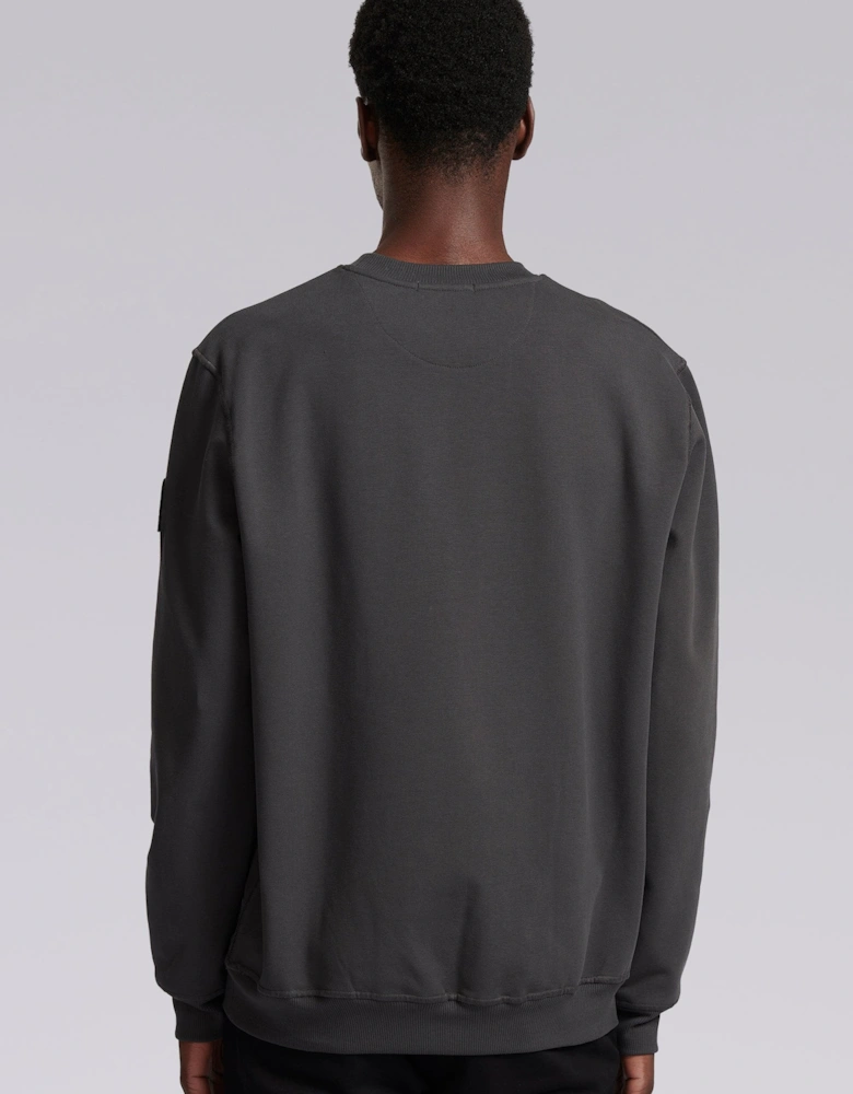Badge Logo Sweatshirt Anthracite