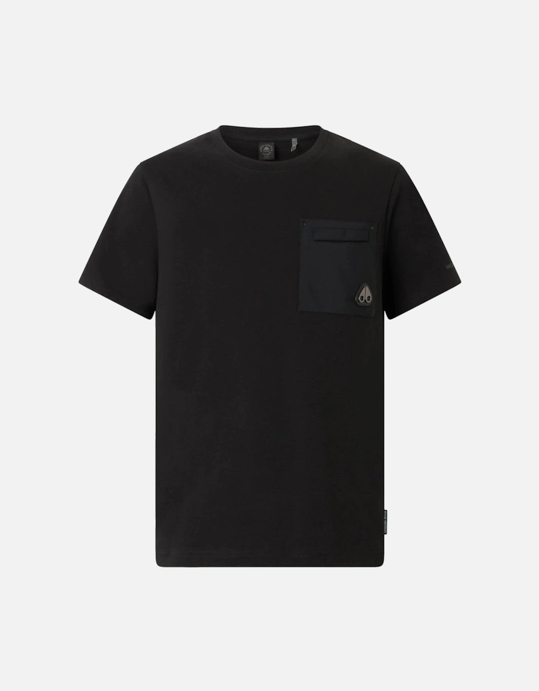 Men's Moose Knuckles Dalon Tee 292 Black - Size: 40