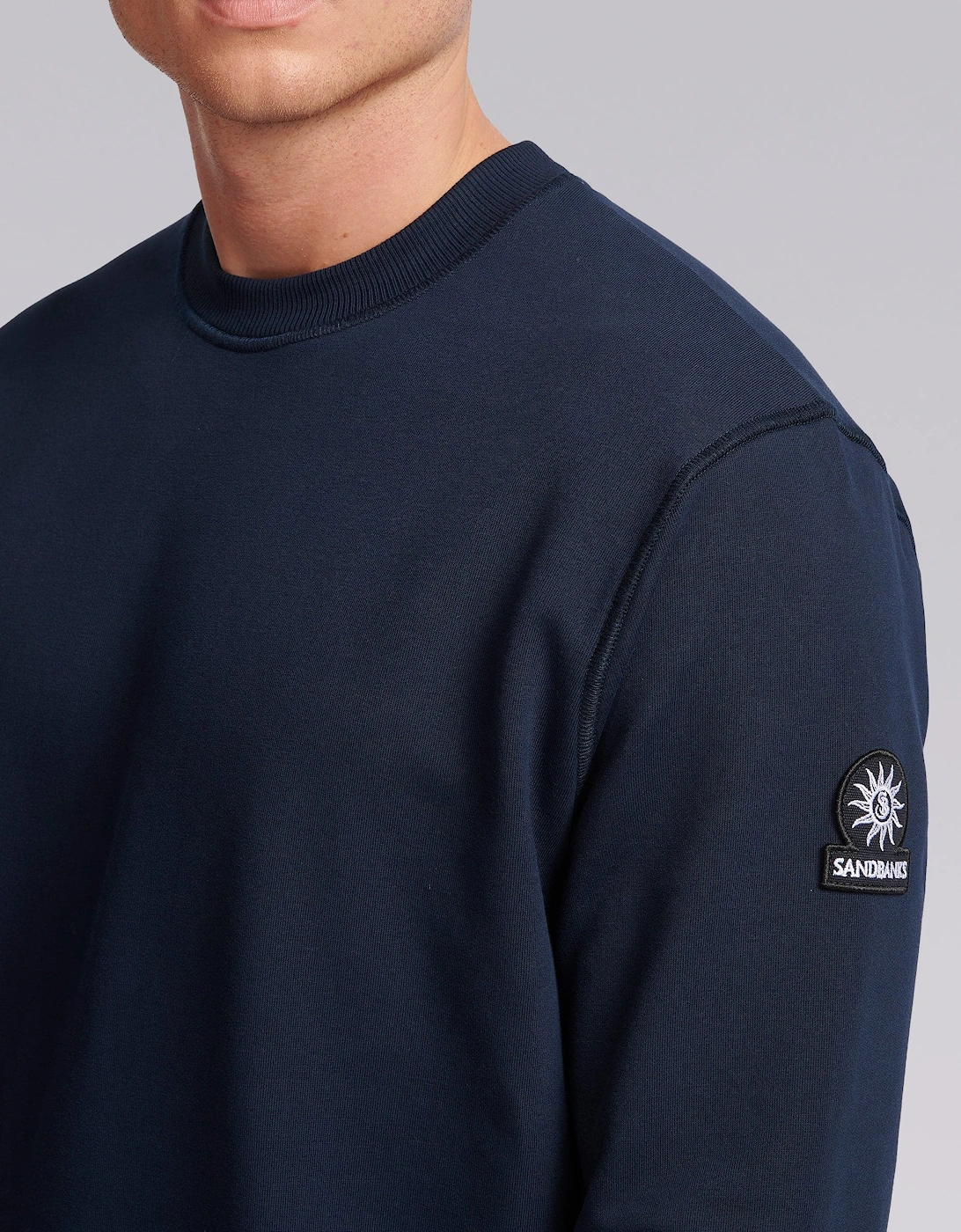 Badge Logo Sweatshirt Navy