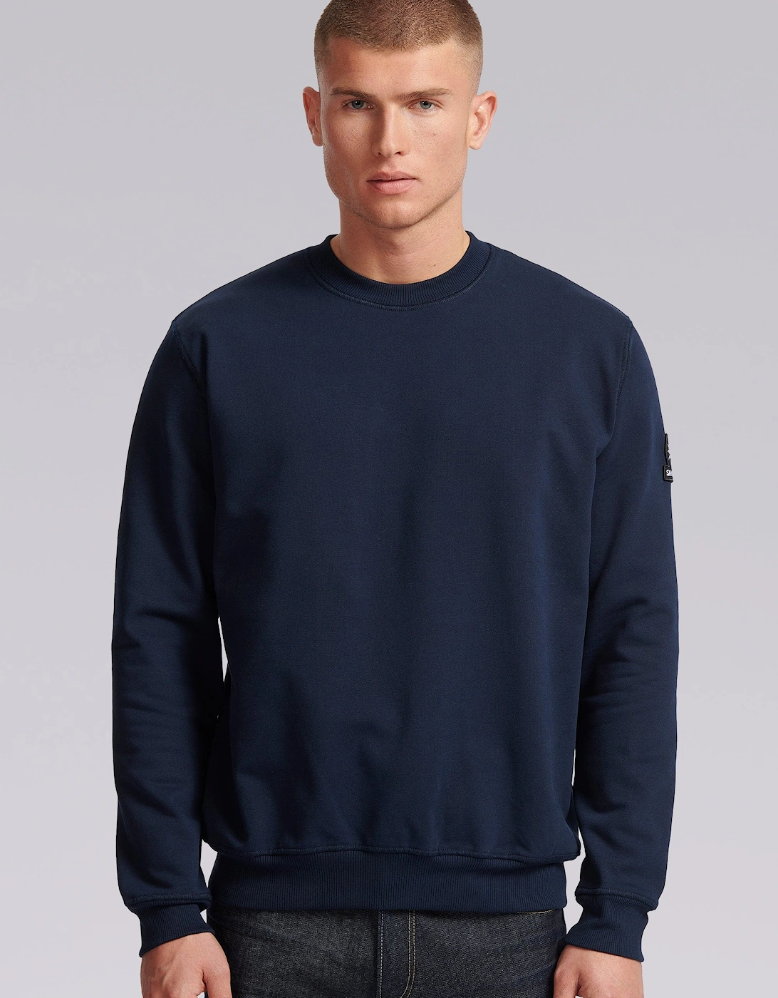 Badge Logo Sweatshirt Navy
