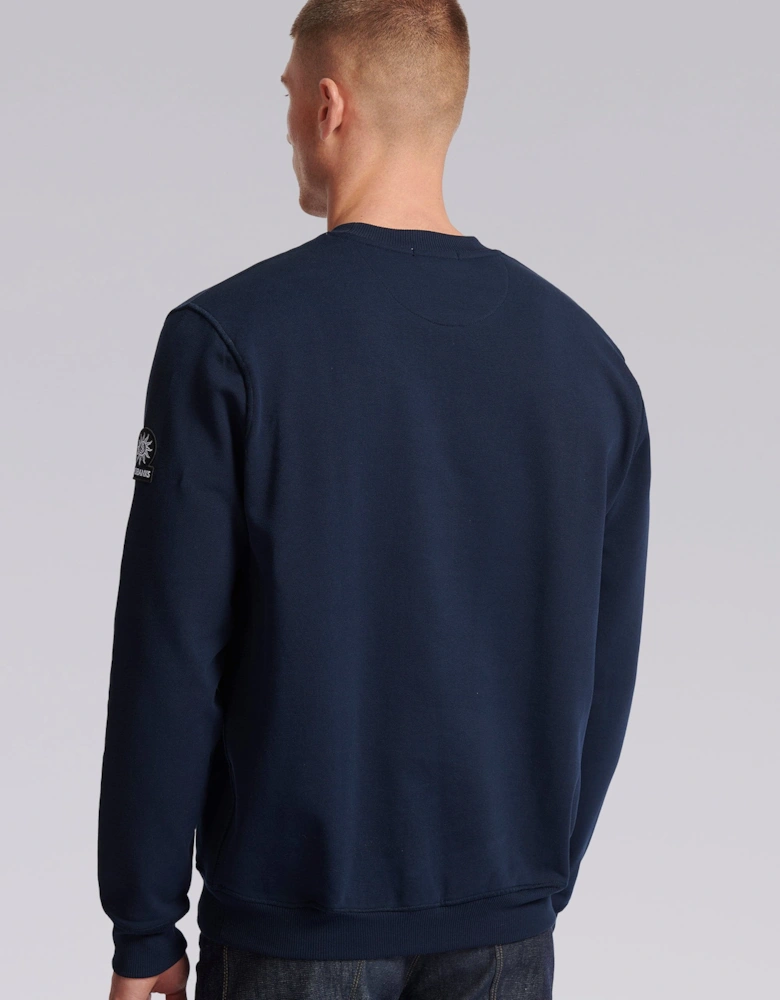 Badge Logo Sweatshirt Navy