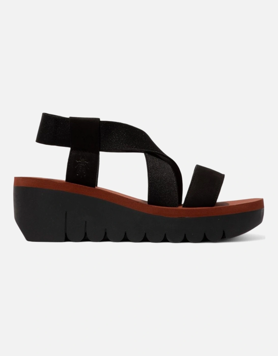 YABI922FLY Cupido Leather Sandals Espadrille Platform Wedges, 2 of 1