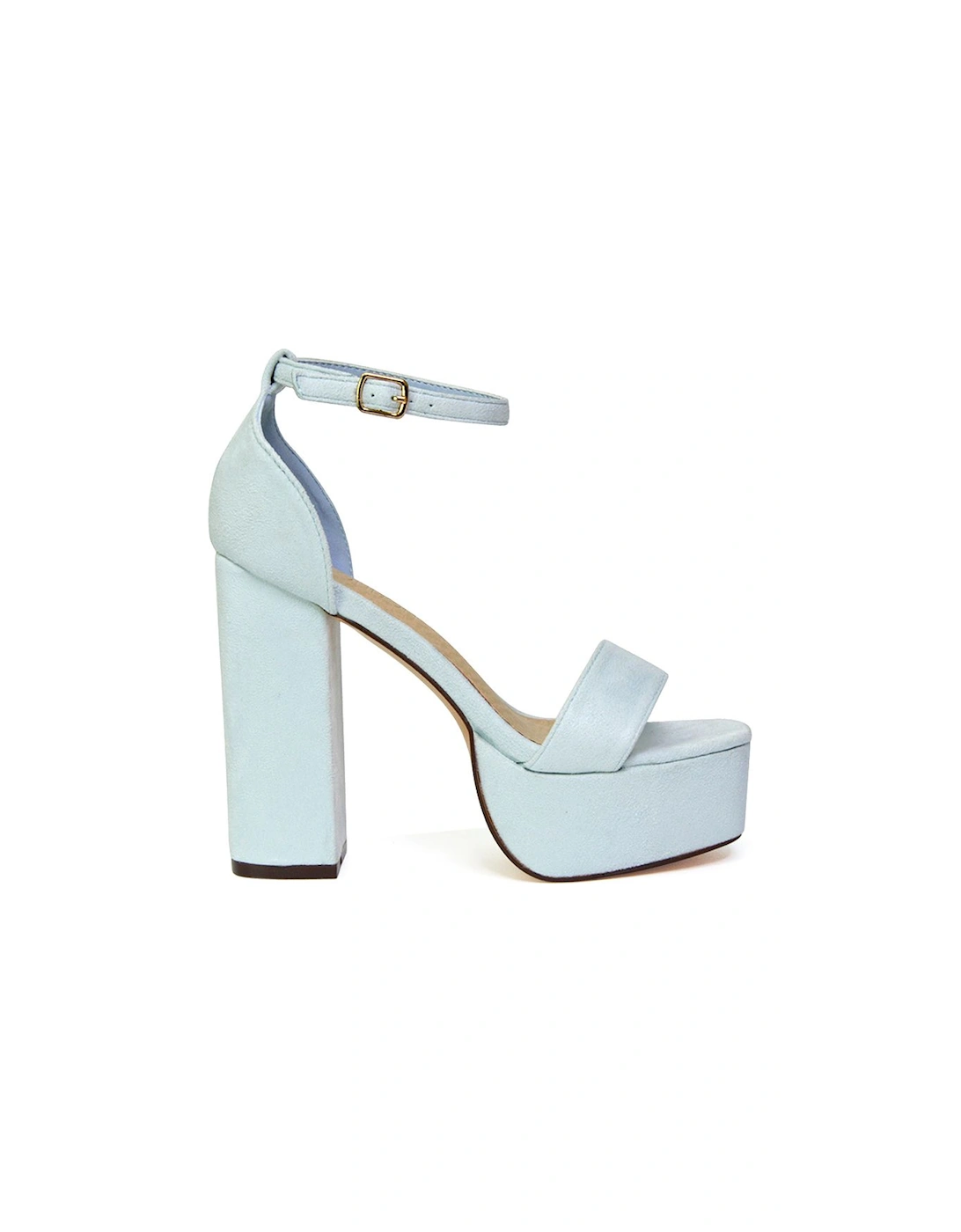 'Dotty' Chunky Block High Heel Ankle Strap Super High Platform Shoes, 2 of 1