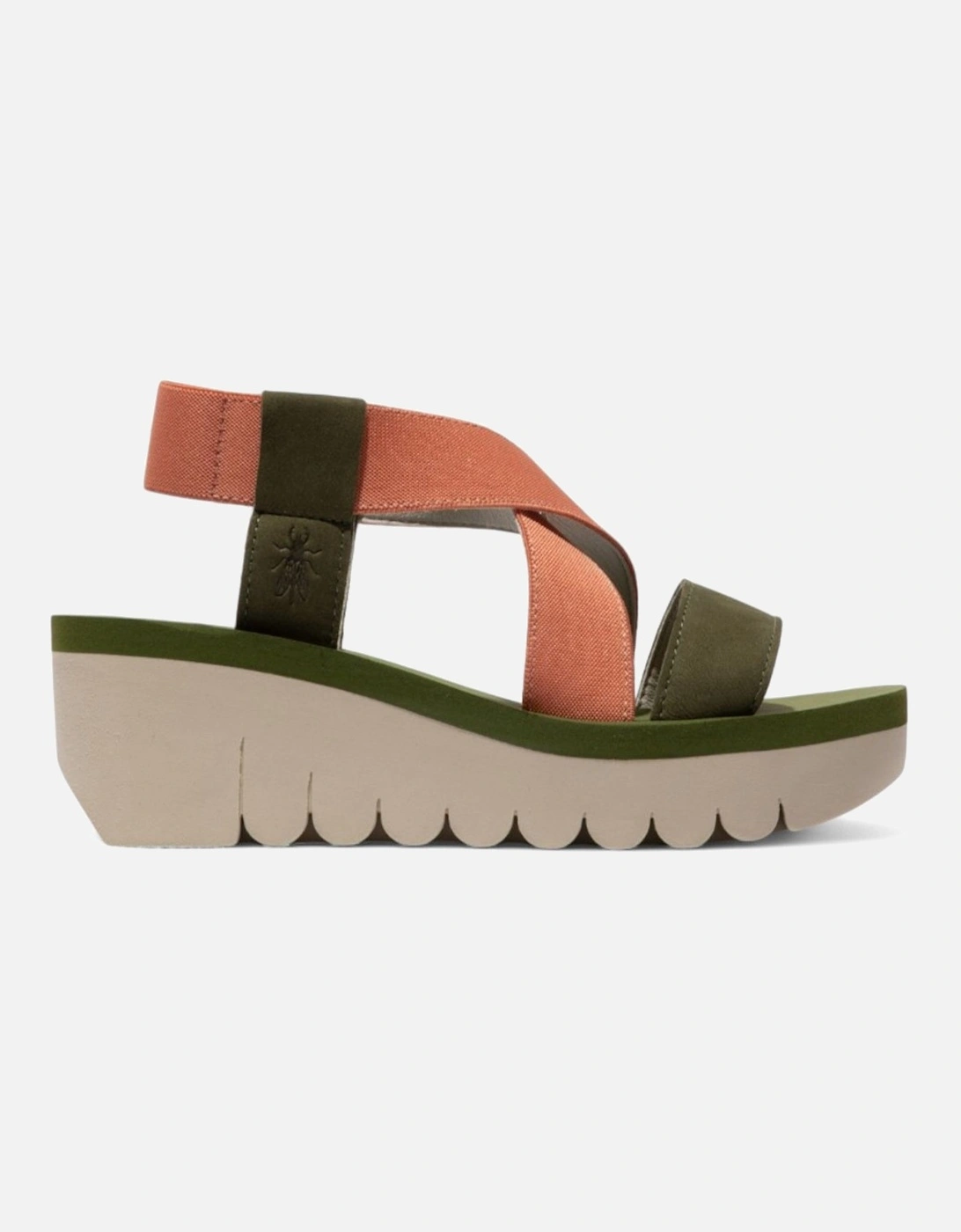 YABI922FLY Cupido Leather Sandals Espadrille Platform Wedges, 2 of 1