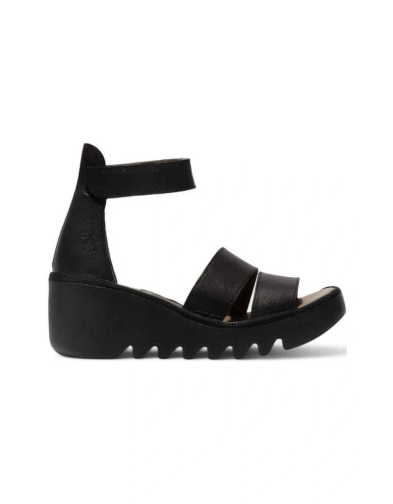 BONO290FLY Mousse Leather Sandals Espadrille Wedges