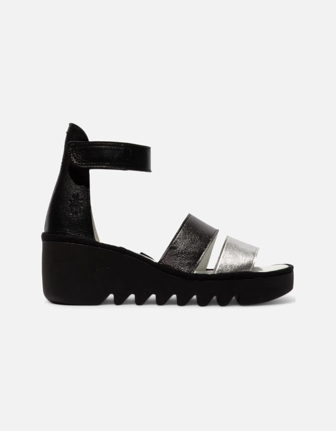 BONO290FLY Mousse Leather Sandals Espadrille Wedges, 2 of 1