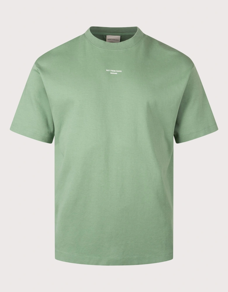 Relaxed Fit Le T-Shirt Slogan Classique