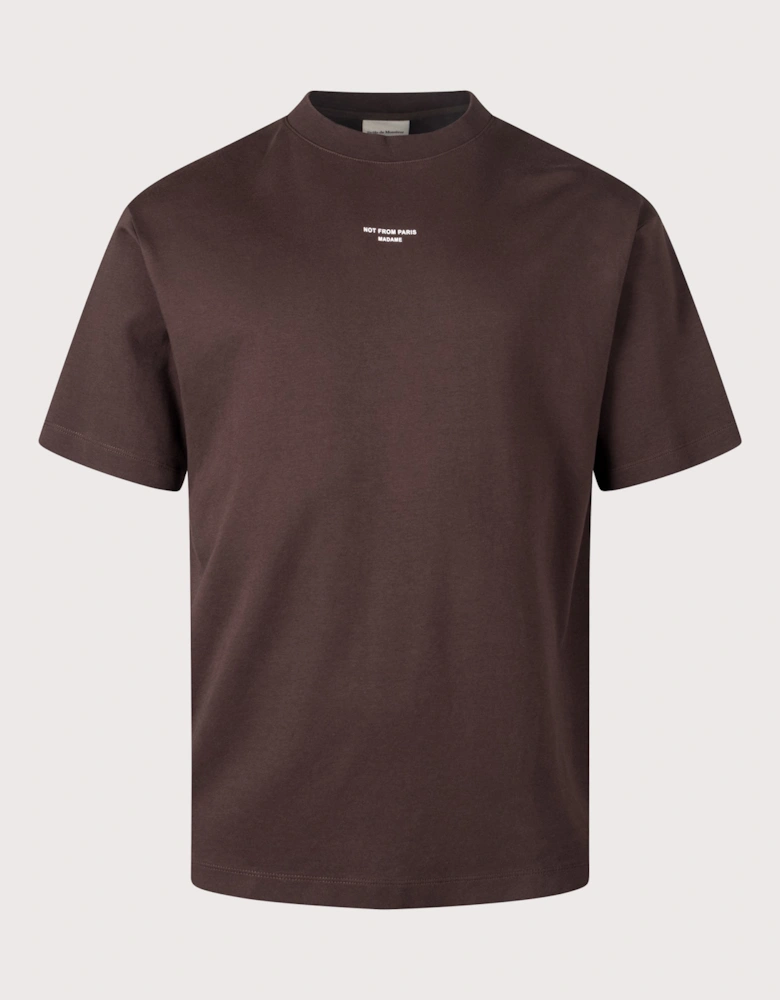 Relaxed Fit Le T-Shirt Slogan Classique